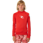 2024 Rip Curl Boys Brand Wave UPF Long Sleeve Rash Vest 122BRV - Blue Gum 1.700x700-2