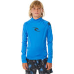 2024 Rip Curl Boys Brand Wave UPF Long Sleeve Rash Vest 122BRV - Blue Gum 11.700x700-2